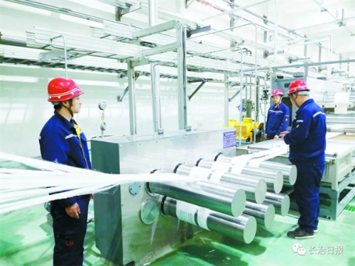 贯彻落实省委对长治市三个“干在先做示范”重要要求——奋进新答卷·纺丝机篇